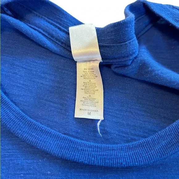 Vintage Lucas Oil Raceway Indianapolis Women's Blue Tee Shirt Size Medium In EUC - Picture 7 of 10